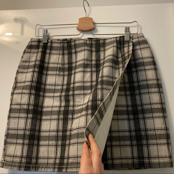 ASOS Plaid Denim Skirt - Picture 4 of 6